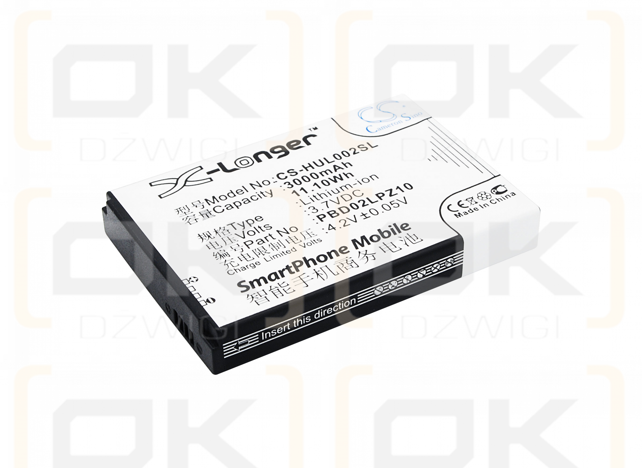 Huawei Emobile GL02P / PBD02LPZ10 3000mAh Li-ion 3.7V (Cameron Sino)