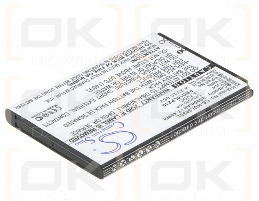 Huawei 303HW / PBD10LPZ10 2000 mAh Li-Ion 3,7 V (Cameron Sino)