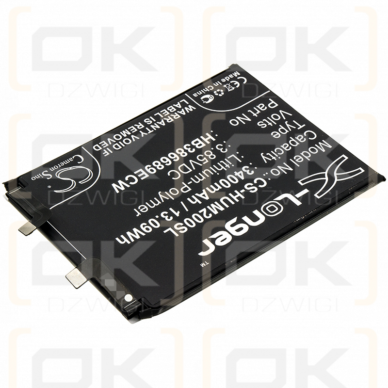 Huawei TNY-TL00 / HB386689ECW 3400mAh Li-Polímero 3.85V (Cameron Sino)