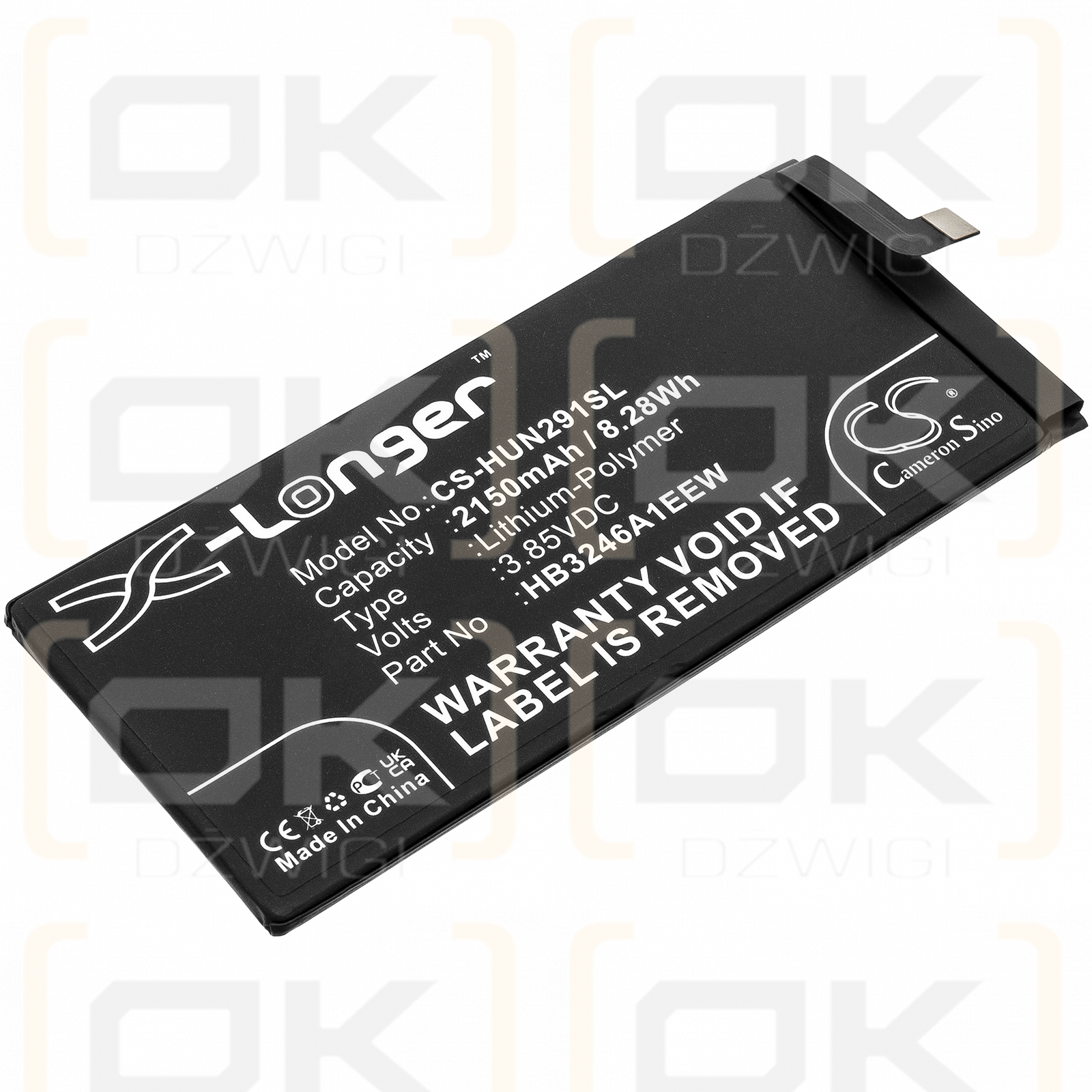 Huawei TAH-AN00m / HB3246A1EEW 2150mAh Li-Polímero 3.85V (Cameron Sino)