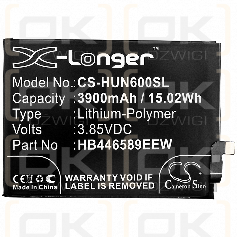 Huawei WLZ-AN00 / HB446589EEW 3900mAh Li-Polímero 3.85V (Cameron Sino)