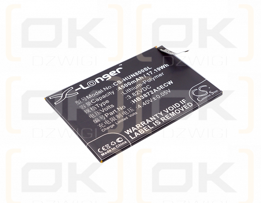 Huawei EDI-DL00 / HB3872A5ECW 4500 mAh Li-Polymer 3,82 V (Cameron Sino)