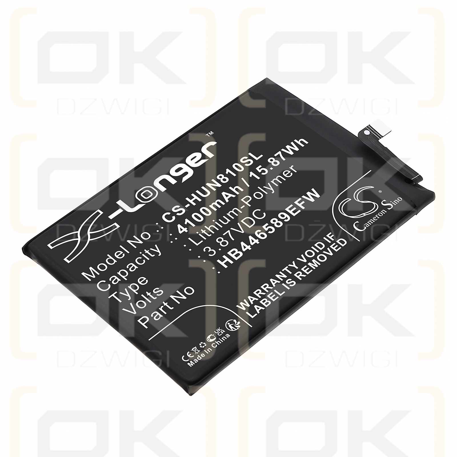 Huawei COCO-AN40 / HB446589EFW 4100mAh Li-Polímero 3.87V (Cameron Sino)