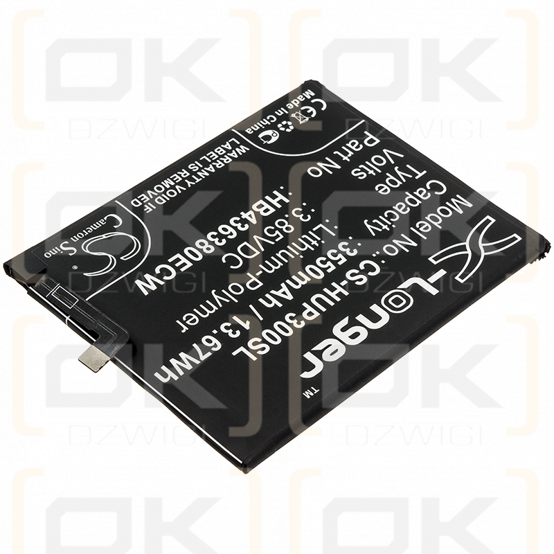 Huawei ELE-L09 / HB436380ECW 3550mAh Li-Polymer 3.85V (Cameron Sino)