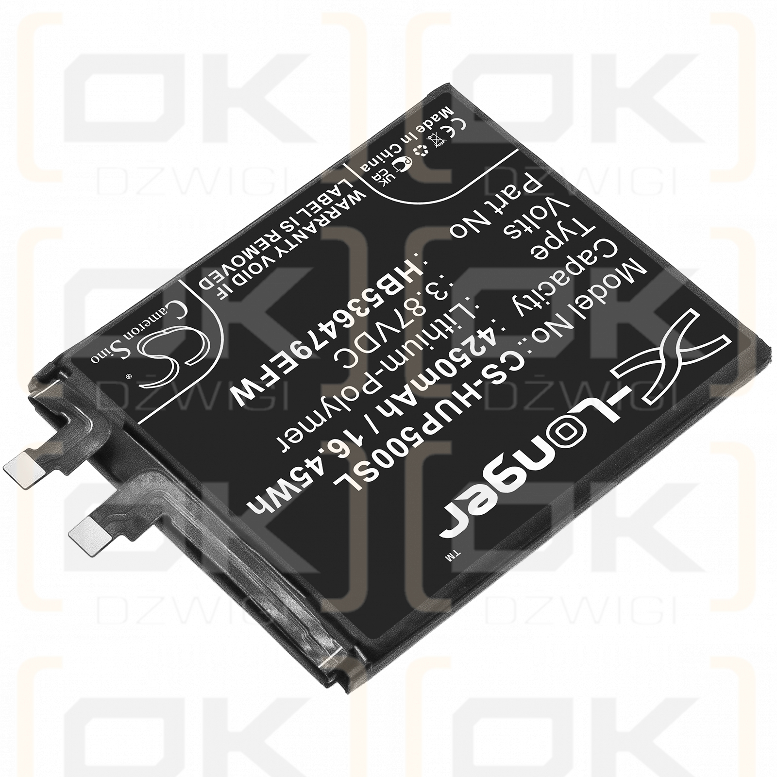 Huawei JAD-L29 / HB536479EFW 4250mAh Li-polímero 3.87V (Cameron Sino)