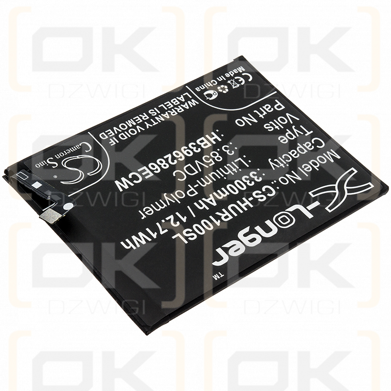 Huawei HRY-AL00a / HB396286ECW 3300mAh Li-Polymer 3.85V (Cameron Sino)