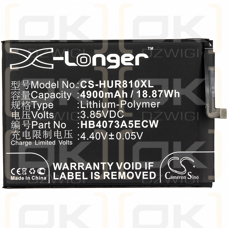 Huawei ARE-AL00 / HB4073A5ECW 4900mAh Li-Polymer 3.85V (Cameron Sino)