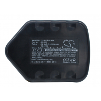 HUSKIE REC-S3550 / BP-70E 3000mAh Ni-MH 14.4V (Cameron Sino)