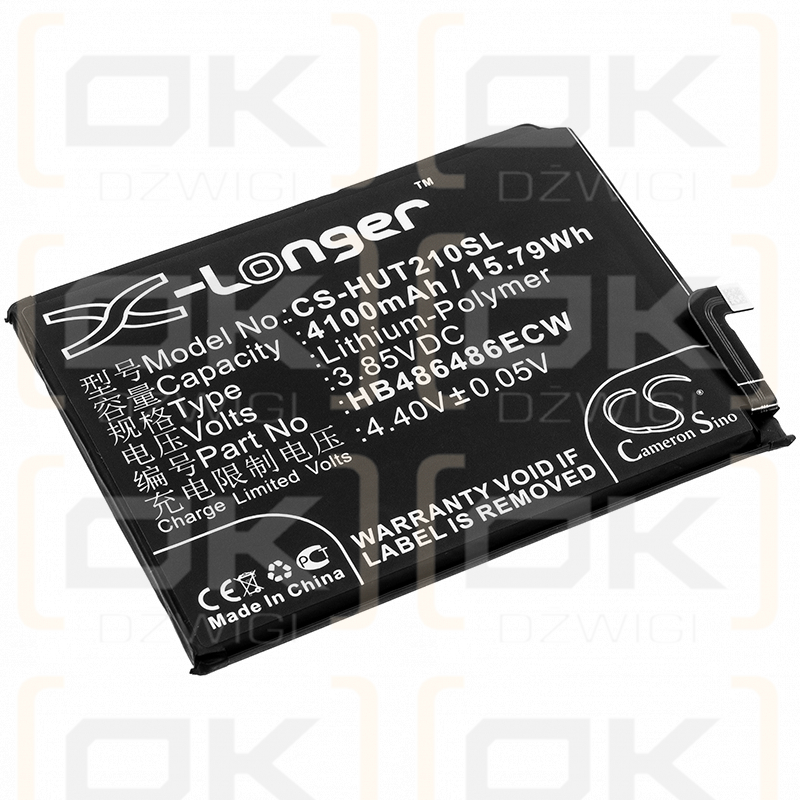 Huawei LYA-AL10 / HB486486ECW 4100 mAh Li-Polymer 3,85 V (Cameron Sino)