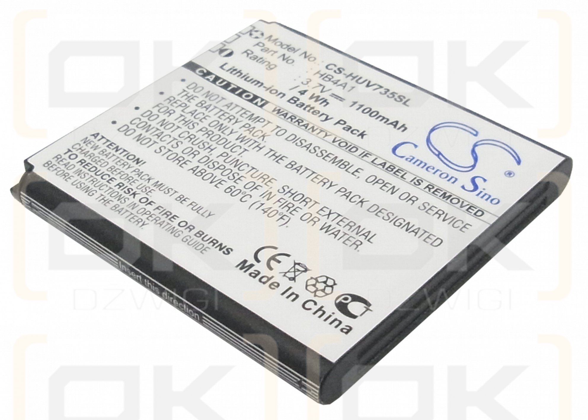 Huawei V736 / HB4A1 1100mAh Li-ion 3.7V (Cameron Sino)