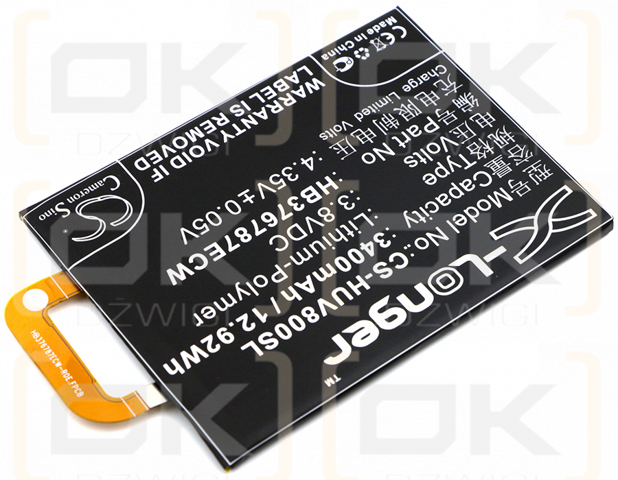 Huawei KNT-TL10 / HB376787ECW 3400mAh Li-Polymer 3.8V (Cameron Sino)