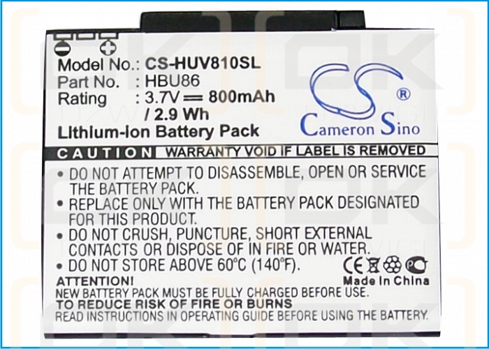 HUAWEI / HBU86 800mAh Li-ion 3.7V (Cameron Sino)