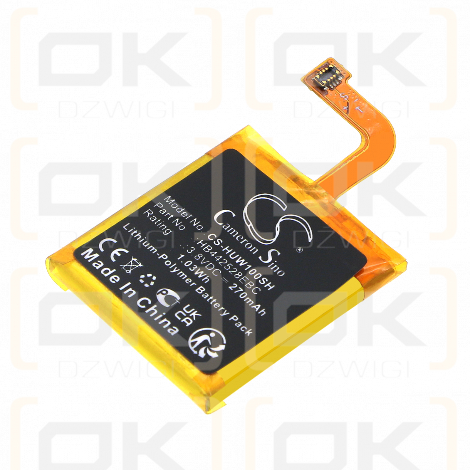 Huawei Watch 1 / HB442528EBC 270mAh Li-Polymer 3.8V (Cameron Sino)