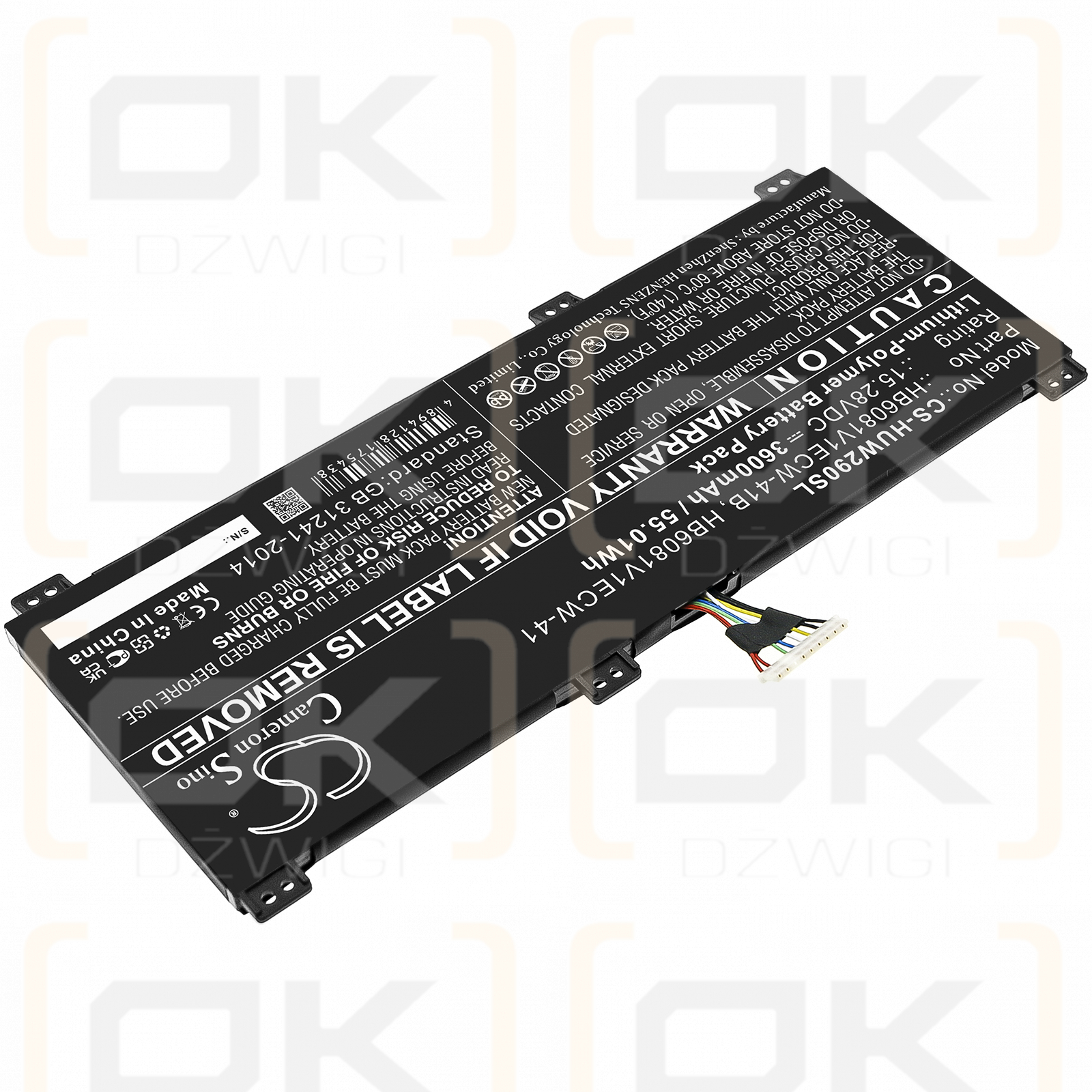 Huawei V700 / HB6081V1ECW-41B 3600 mAh Li-Polymer 15,28 V (Cameron Sino)