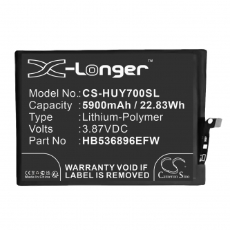 Huawei MGA-AL00 / HB536896EFW 5900mAh Li-Polímero 3.87V (Cameron Sino)