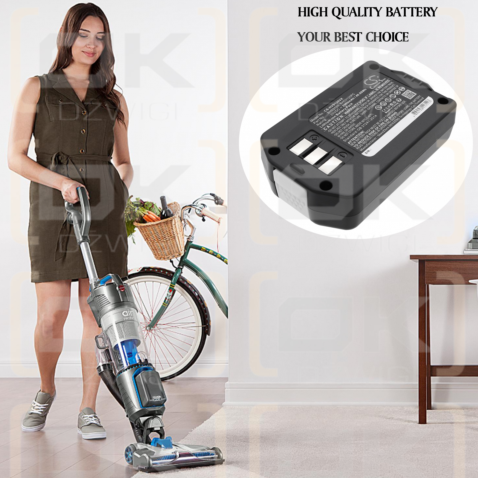 Hoover 0007350204042 / BH03120 2000 mAh Li-ion 20 V (Cameron Sino)