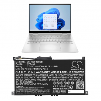 HP ENVY x360 13-bf0048TU / HSTNN-OB2Y 8200 mAh Li-Polymer 7,7 V (Cameron Sino)