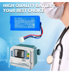 Replacement Battery for Hawkmed Infusion Pump HK-400III / AEC903466 1800 mAh Li-Polymer 7.4 V (Cameron Sino)