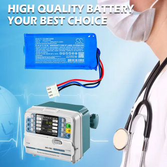 Replacement Battery for Hawkmed Infusion Pump HK-400III / AEC903466 1800 mAh Li-Polymer 7.4 V (Cameron Sino)