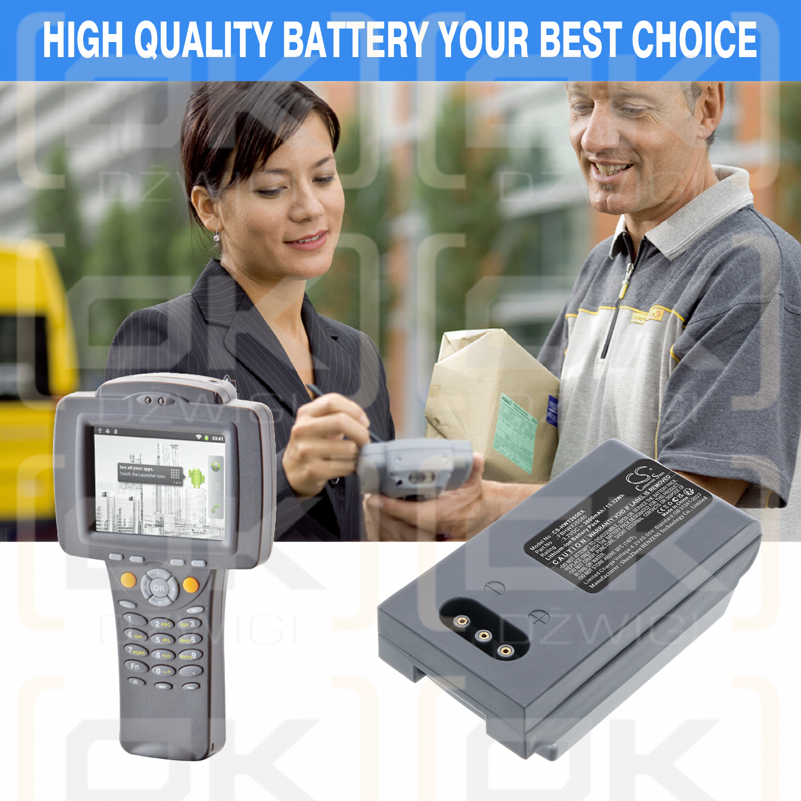 Hoft & Wessel Skeye Integral 2 / FBHWX26580 3600 mAh Li-Ion 3,7 V (Cameron Sino)