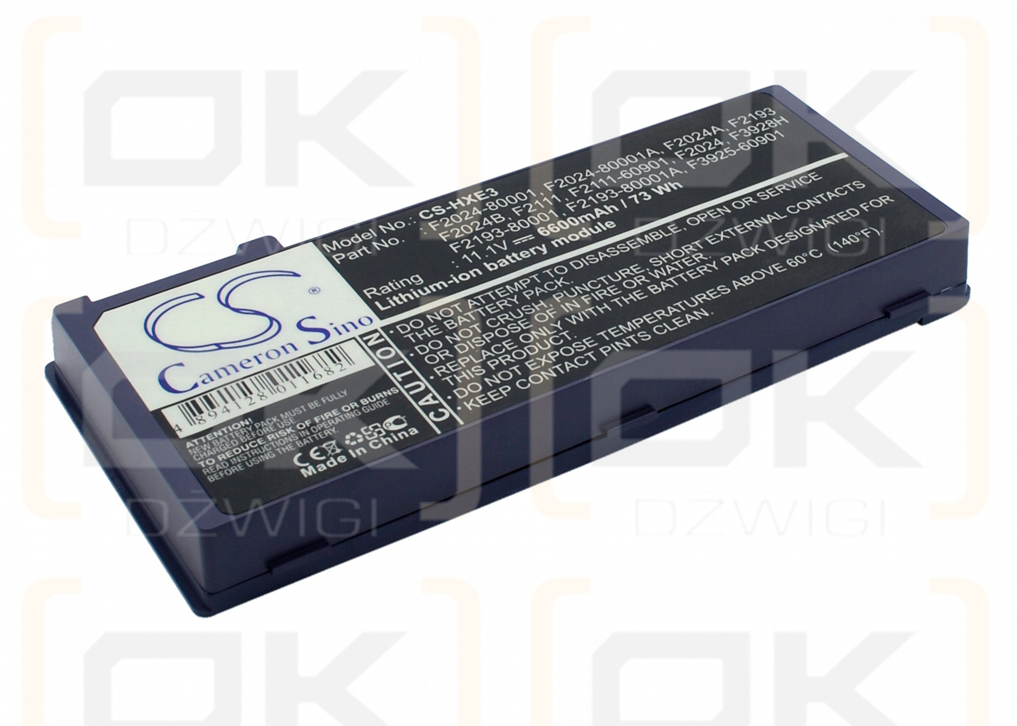 HP OmniBook XE3-GF-F3954HG / F2024 6600 mAh Li-Ion 11,1 V (Cameron Sino)