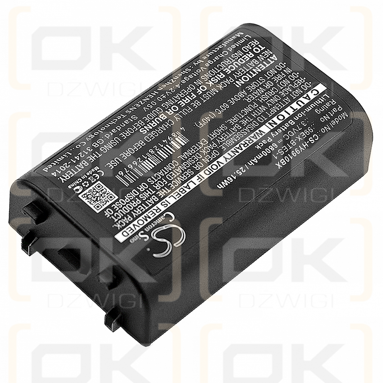 Honeywell 99GX / 99EX-BTES-1 6800mAh Li-ion 3.7V (Cameron Sino)