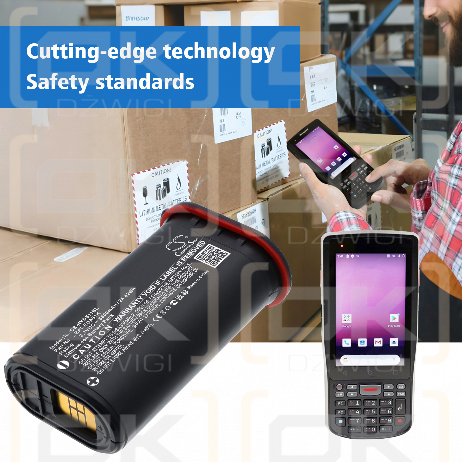 Honeywell EDA51K / BAT-EDA51K 6600 mAh Li-Ion 3,7 V (Cameron Sino)