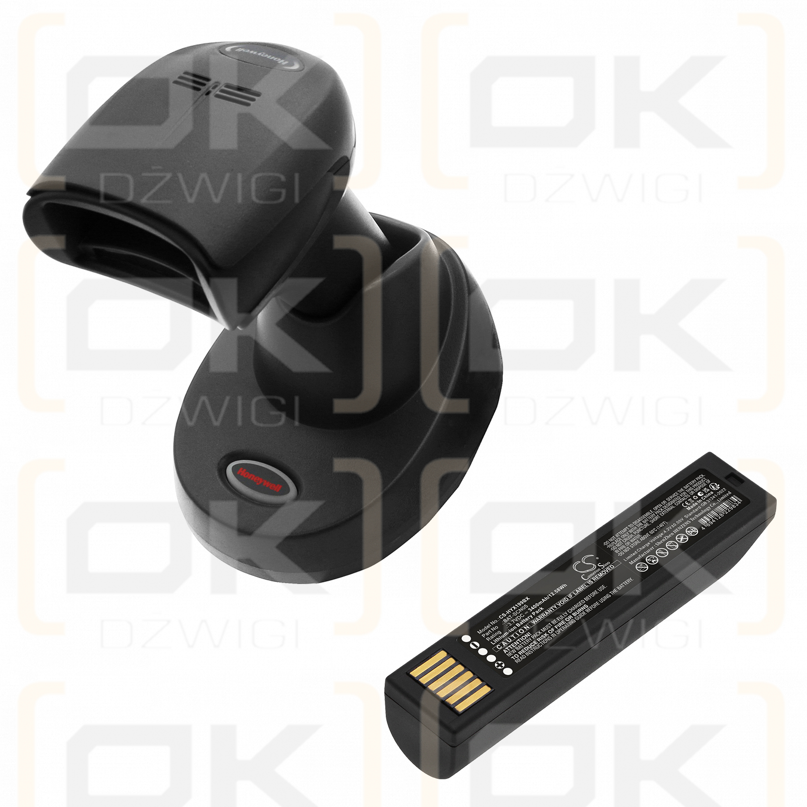 Bateria zamienna do Honeywell Xenon XP 1952 / 50148009-001 3400 mAh Li-ion 3.7 V (Cameron Sino)