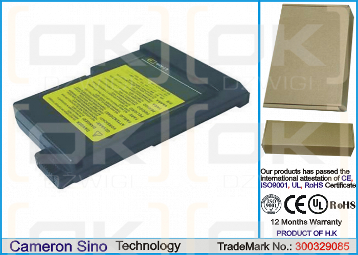 IBM ThinkPad i1750 / 02K6610 4400 mAh Li-Ion 11,1 V (Cameron Sino)