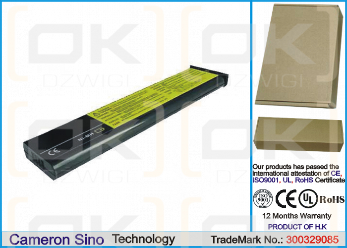 IBM ThinkPad 701CX / 04H619 1800 mAh Ni-MH 10,8 V (Cameron Sino)