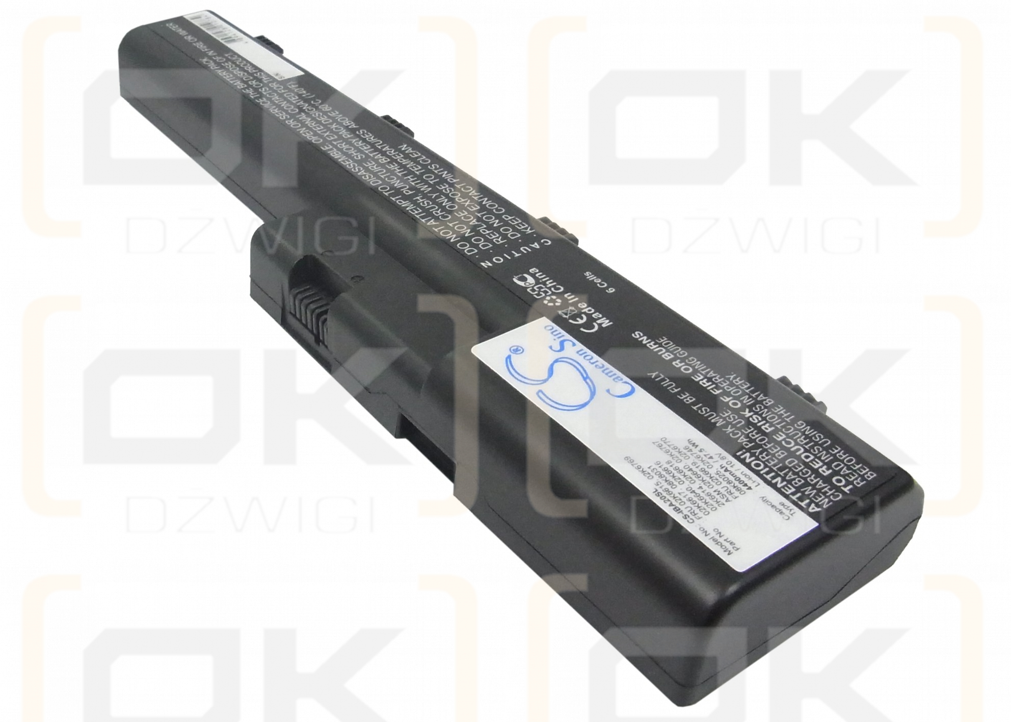 IBM ThinkPad i1800-2632 / 02K6614 4400 mAh Li-Ion 10,8 V (Cameron Sino)