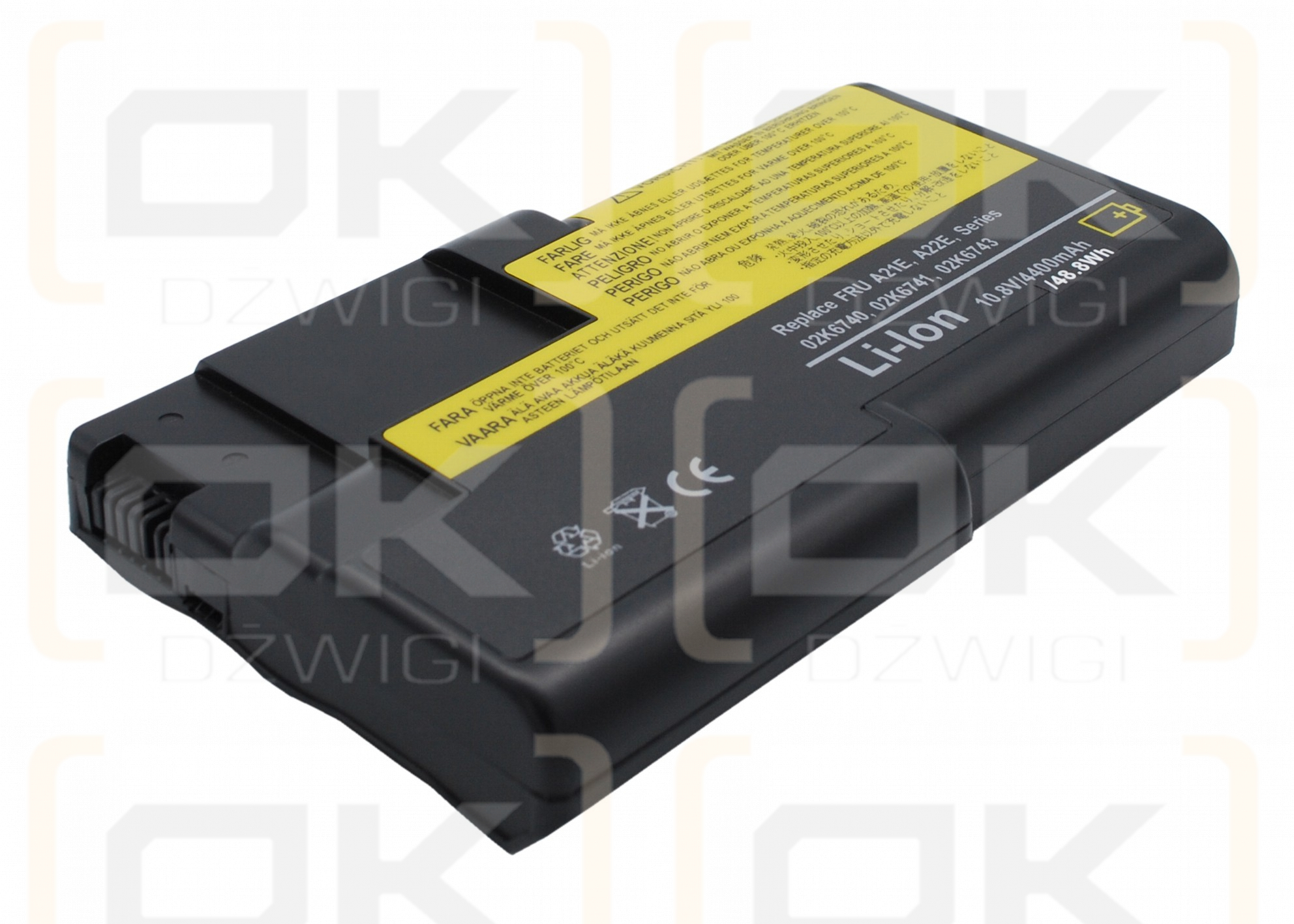 IBM ThinkPad i1800-2655 / 02K6739 4400 mAh Li-Ion 10,8 V (Cameron Sino)