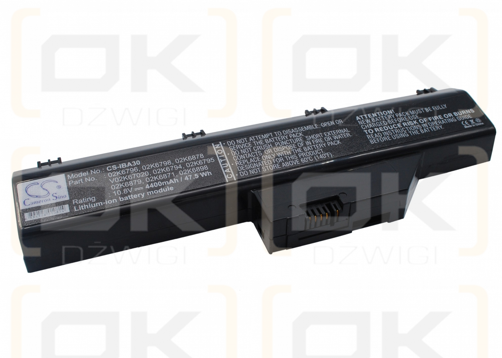 IBM ThinkPad A31P / 02K67020 4400 mAh Li-Ion 10,8 V (Cameron Sino)