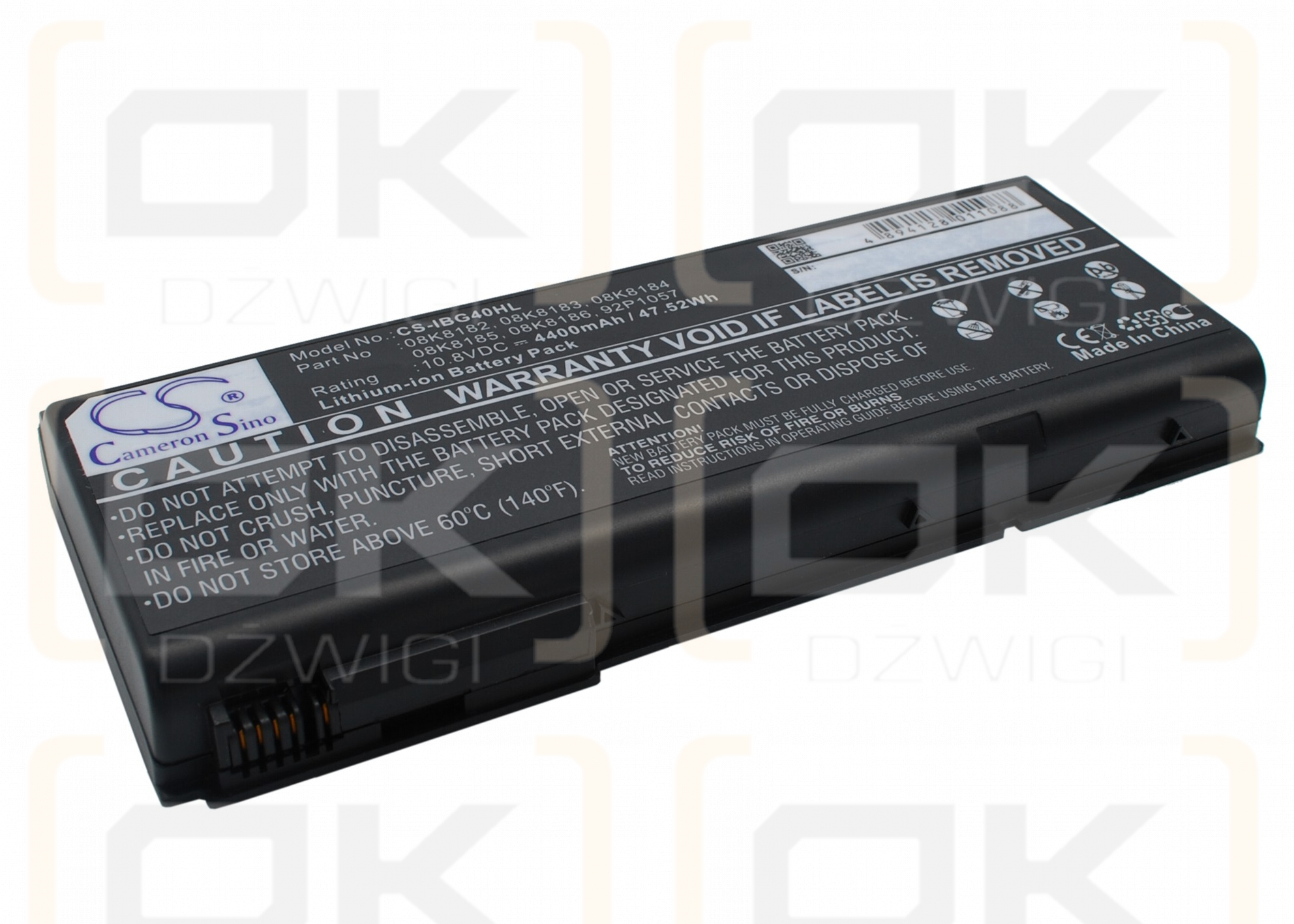 IBM ThinkPad G41-2881 / 08K8182 4400 mAh Li-Ion 10,8 V (Cameron Sino)