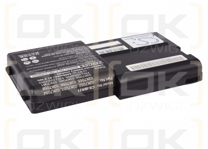 IBM Thinkpad R31 / 02K7052 4400 mAh Li-Ion 10,8 V (Cameron Sino)