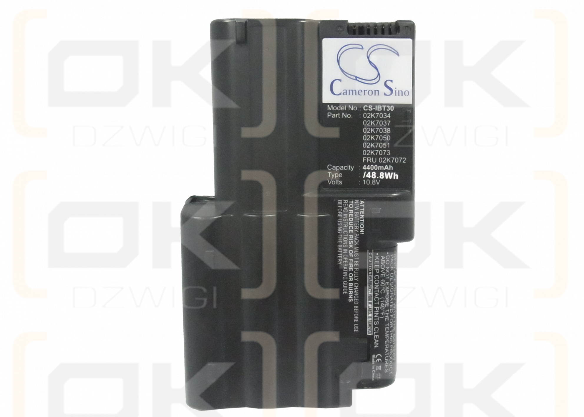 IBM ThinkPad T30 / 02K7034 4400 mAh Li-Ion 10,8 V (Cameron Sino)