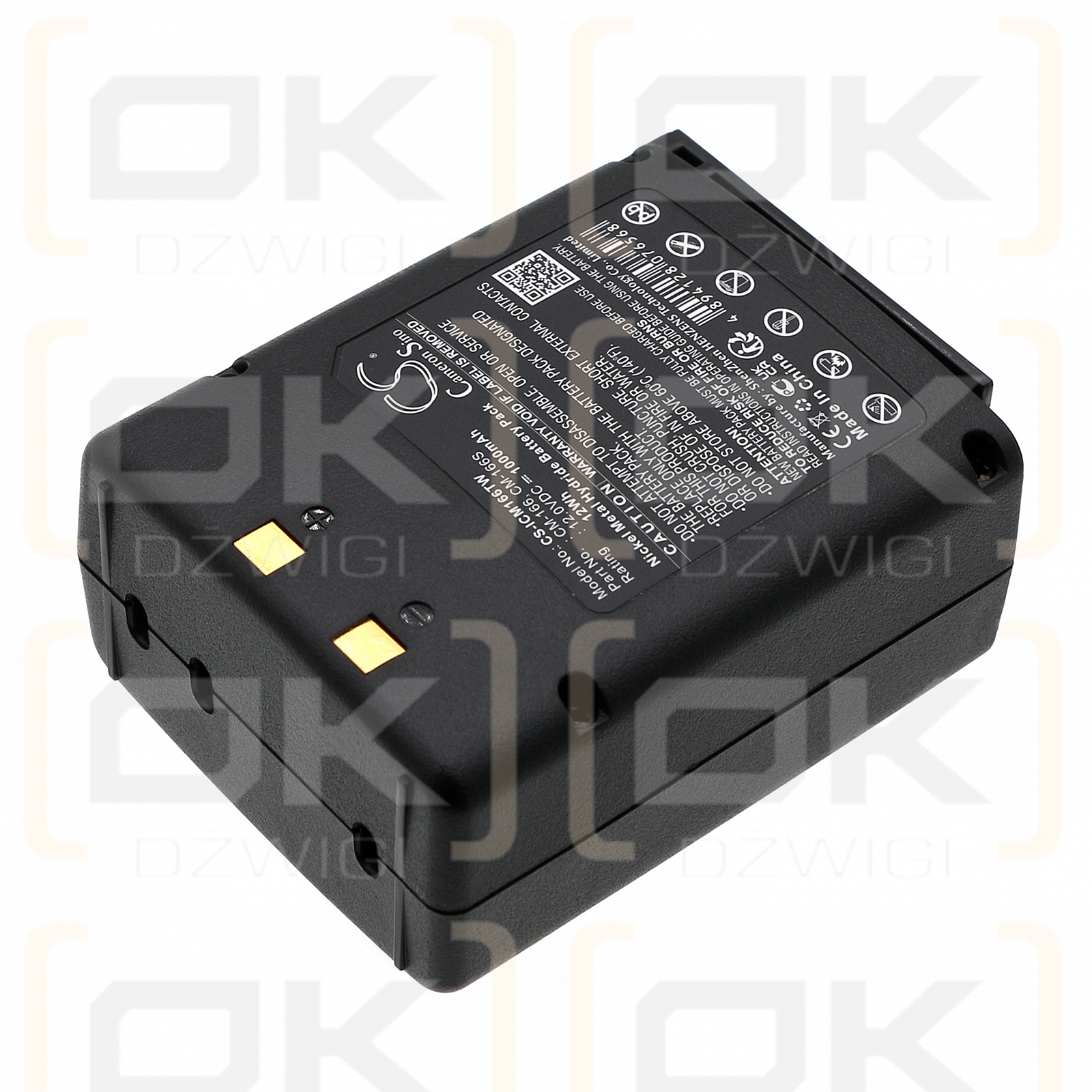 Icom IC-A22E / CM-166 1000 mAh Ni-MH 12,0 V (Cameron Sino)