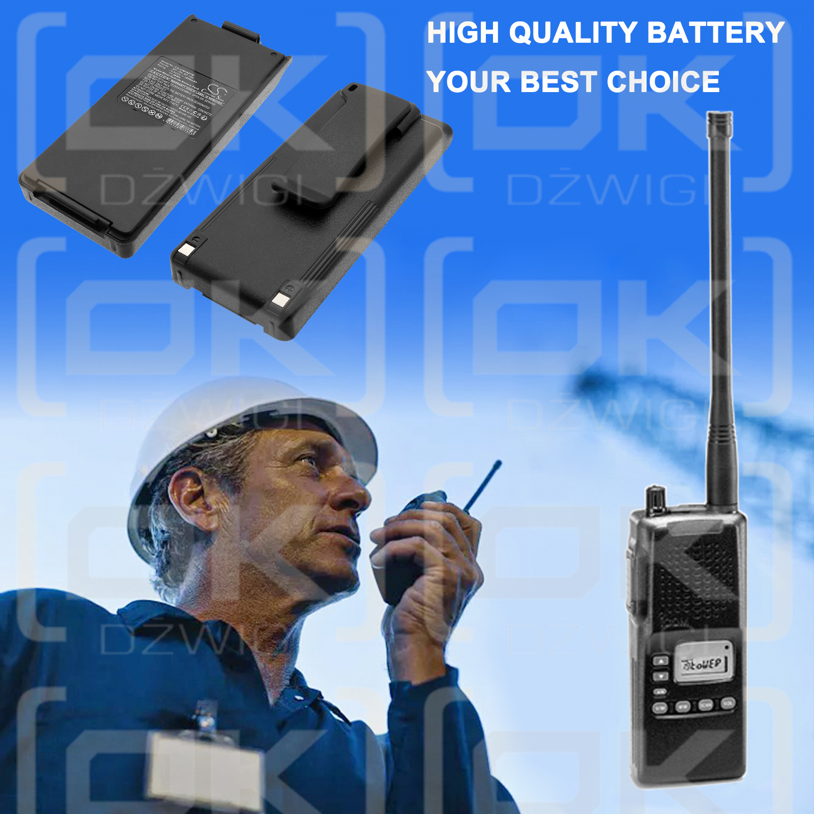 ICOM IC-U82 / BP-195 1800 мАч Ni-MH 9,6 В (Cameron Sino)