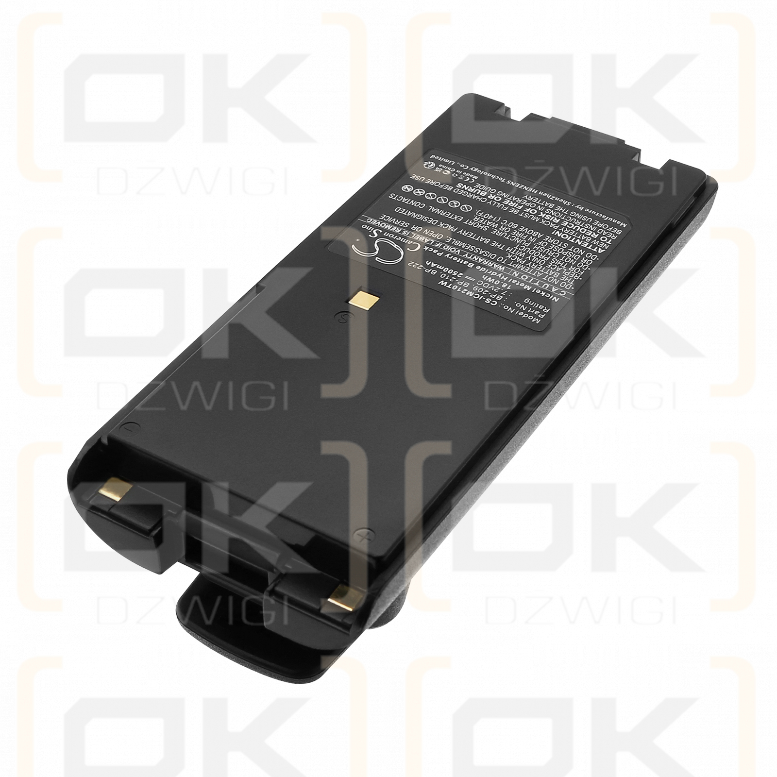 Icom IC-F3G / BP-209 2500mAh Ni-MH 7.2V (Cameron Sino)