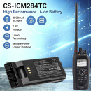 Batería de repuesto para Icom IP740D / BP-283, 3300 mAh, iones de litio, 7,4 V (Cameron Sino)