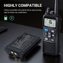 Batería de repuesto para Icom IC-M73J / BP-269, 1500 mAh, iones de litio, 7,4 V (Cameron Sino)