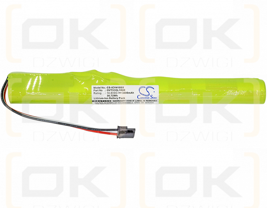 Honeywell VM2W02 / 160000-0000 3400mAh Li-ion 10.8V (Cameron Sino)