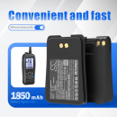 Batería de iones de litio Icom IC-M93D/BP-285 de 1850 mAh y 7,4 V (Cameron Sino)