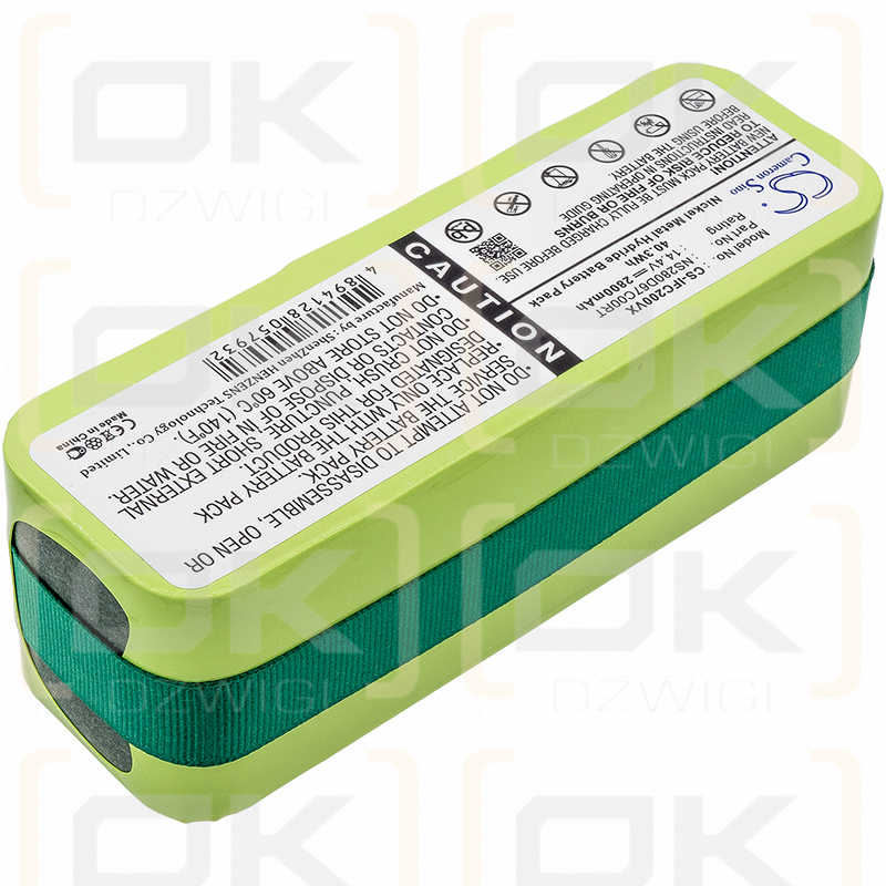 Infinuvo CleanMate QC2 / NS280D67C00RT 2800mAh Ni-MH 14.4V (Cameron Sino)