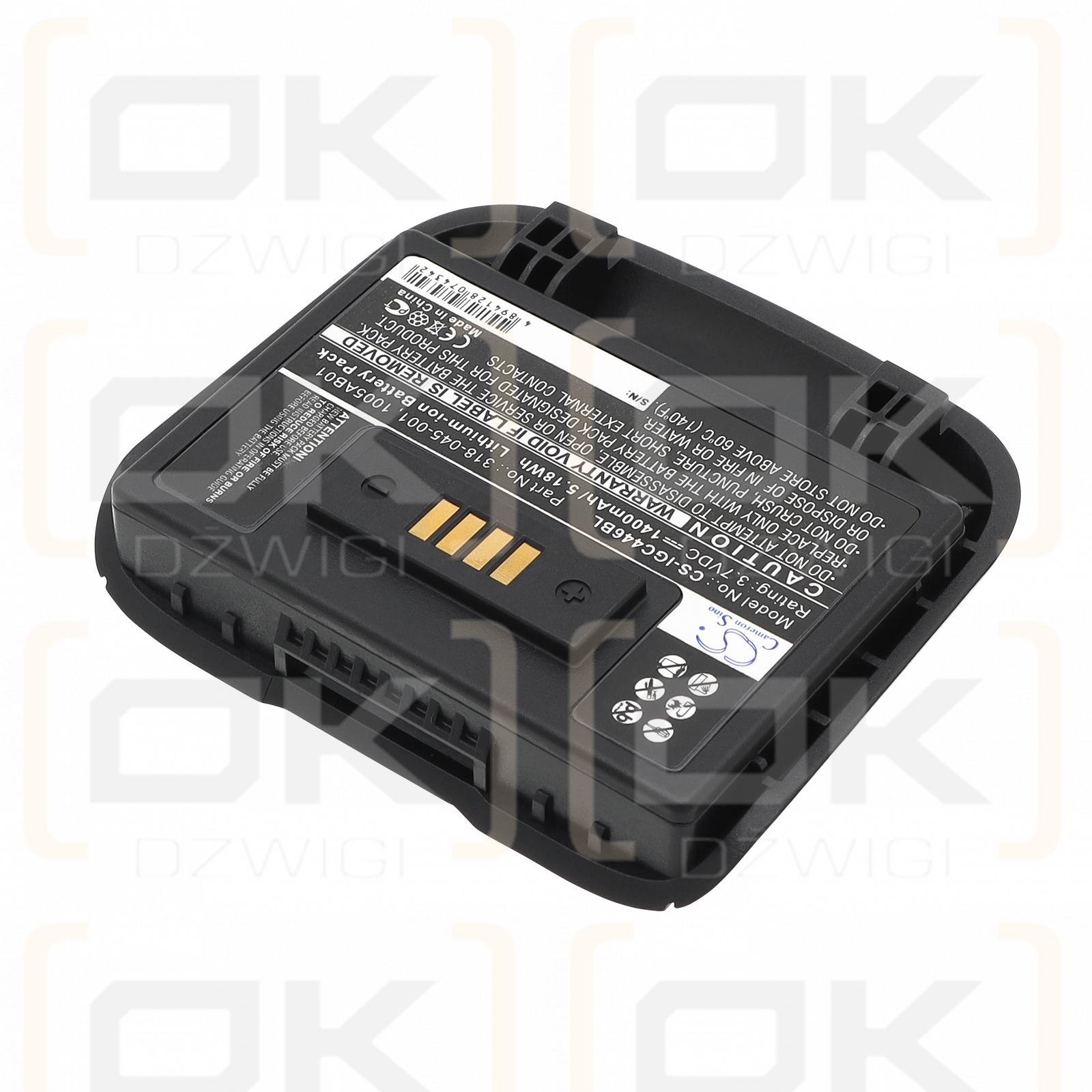 Intermec CS40 / 318-045-001 1400 mAh Li-Ion 3,7 V (Cameron Sino)