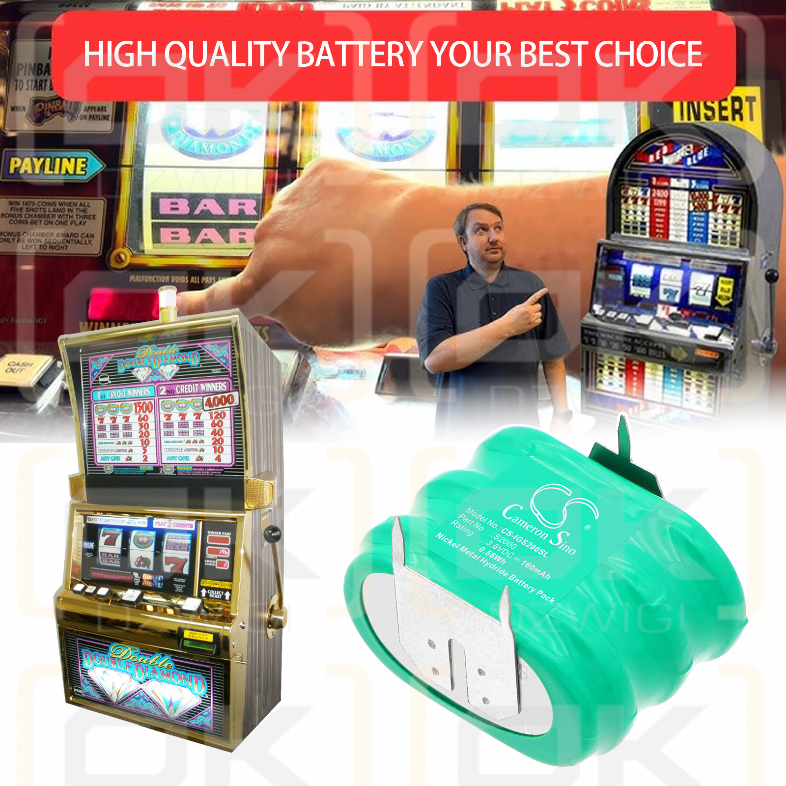 Varta / 3/V100R 160 mAh Ni-MH 3,6 V (Cameron Sino)