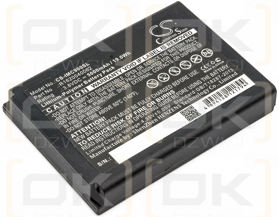 IDATA MC95HC / R1620040062 5000mAh Li-Polymer 3.8V (Cameron Sino)