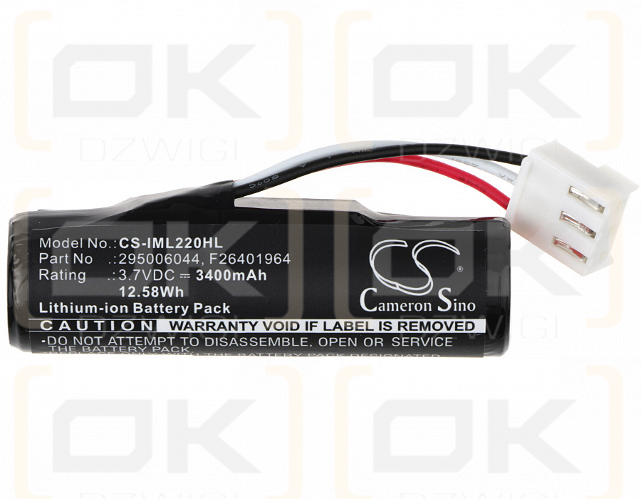 Ingenico Move 3500 / 295006044 3400mAh Li-ion 3.7V (Cameron Sino)