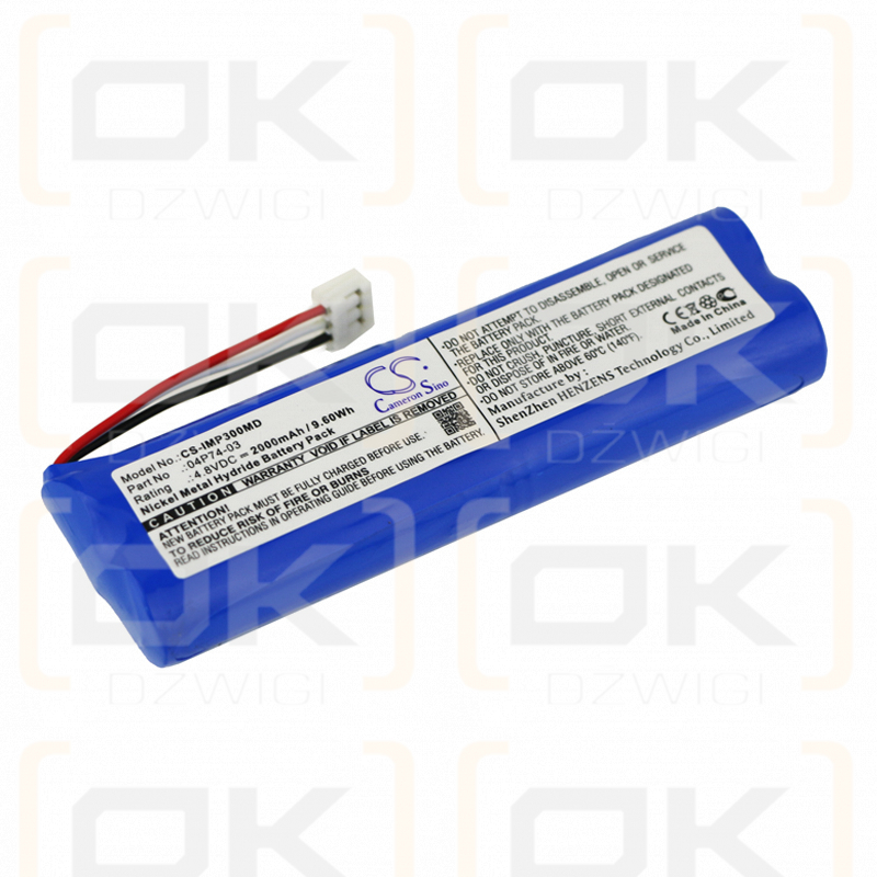 Abbott i-STAT Drucker / 04P74-03 2000 mAh Ni-MH 4,8 V (Cameron Sino)