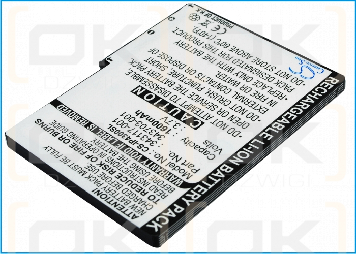 Bateria zamienna do HP iPAQ 4355 / PE2080B 1560 mAh Li-ion 3.7 V (Cameron Sino)